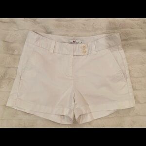 Womens Vineyard Vines White Chino Dress Shorts Size 0